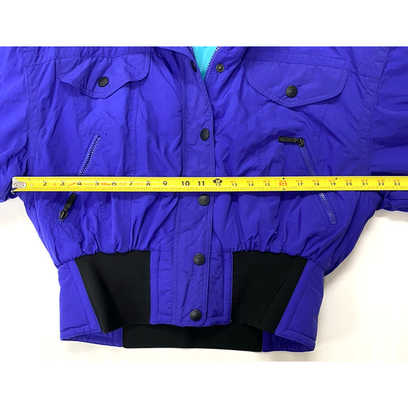 Tyrolia Ski Jacket Women 10 Snow Skiwear Purple with Back Design - Picture 12 of 13